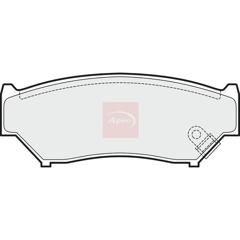 Apec Front Brake Pad Set PAD1520