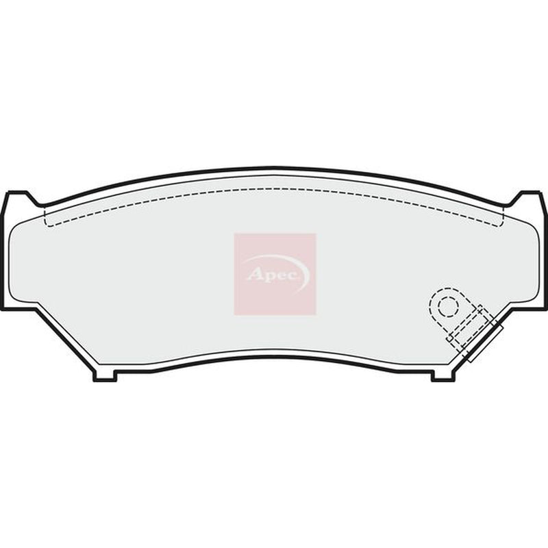 Apec Front Brake Pad Set PAD1520