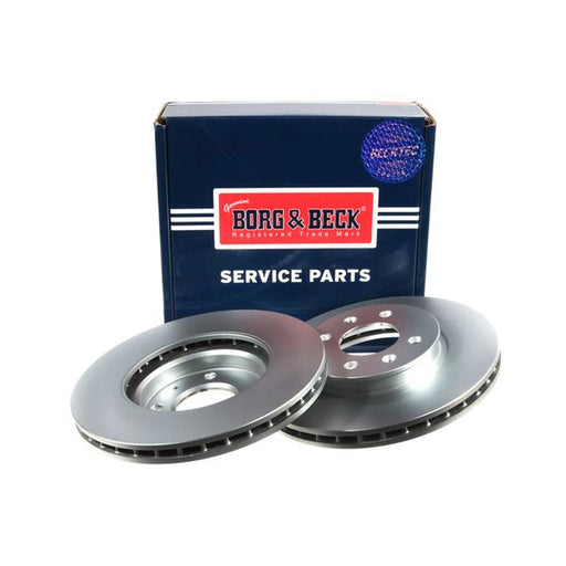 Borg & Beck 2 x Vented Front Brake Discs BBD5549
