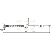 Apec Brake Hydraulic Hose Line Front Left HOS4138