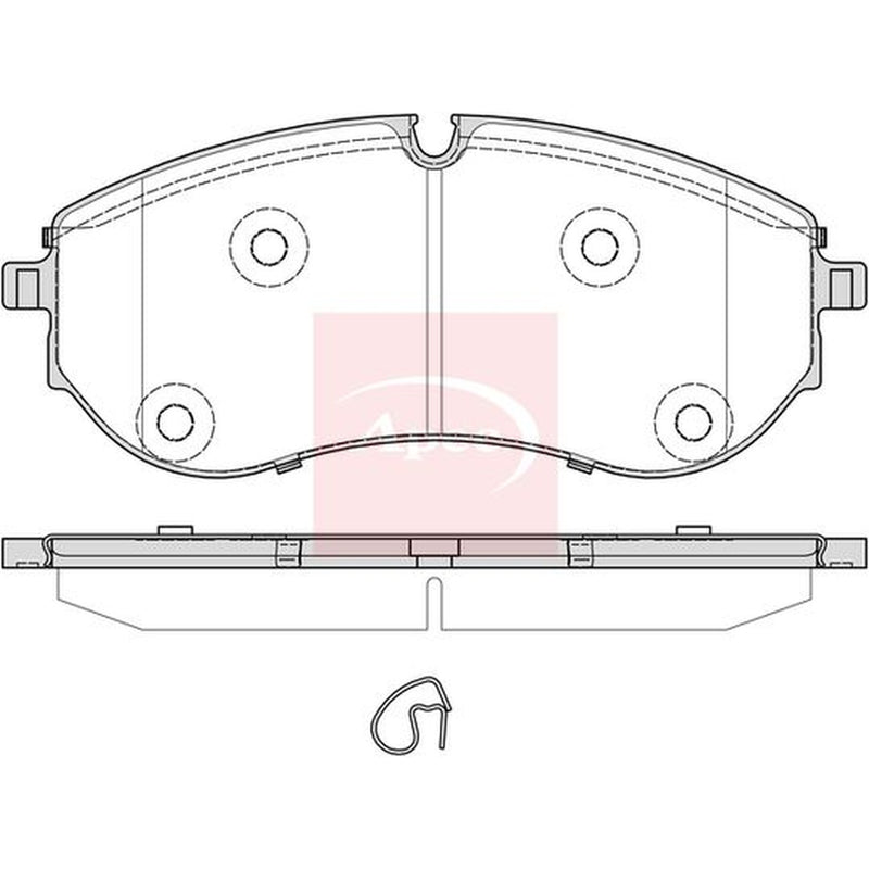 Apec Front Brake Pad Set PAD2388
