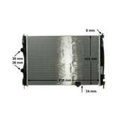 Mahle Engine Radiator CR 1076 000S