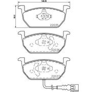 DON Front Brake Pad Set PCP1206