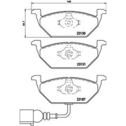 DON Front Brake Pad Set PCP1001