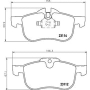 DON Front Brake Pad Set PCP1381