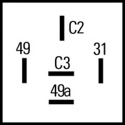 Hella Indicator Flasher Relay 4DN 009 492-101