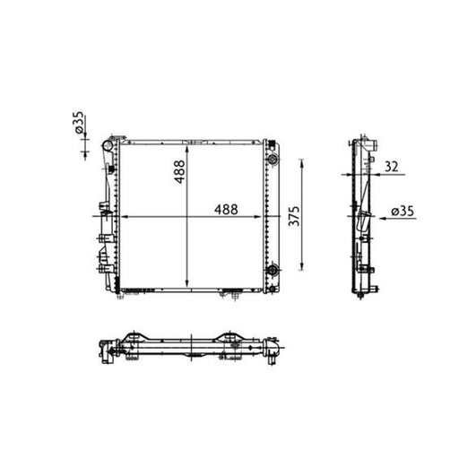 Mahle Engine Radiator CR 339 000S