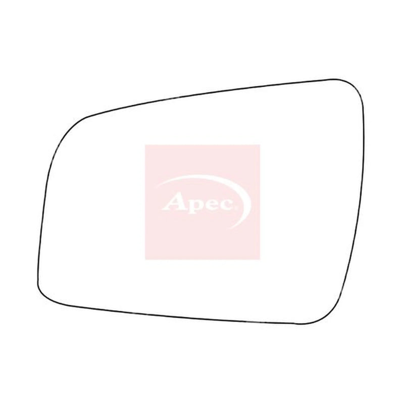 Apec Exterior Wing Mirror Glass Left AMS2291