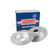 Borg & Beck 2 x Solid Rear Brake Discs BBD5440