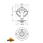 NRF Thermostat,Coolant 725200