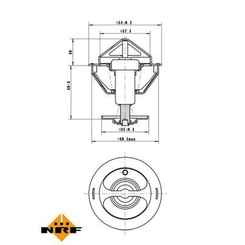 NRF Thermostat,Coolant 725200