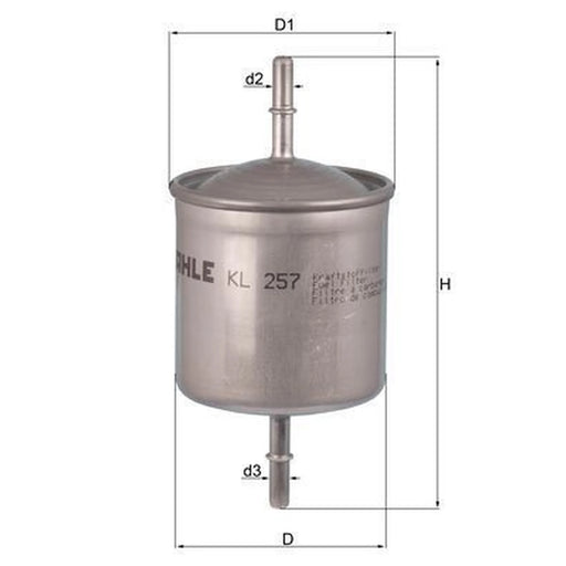 Mahle Fuel Filter Element KL 257