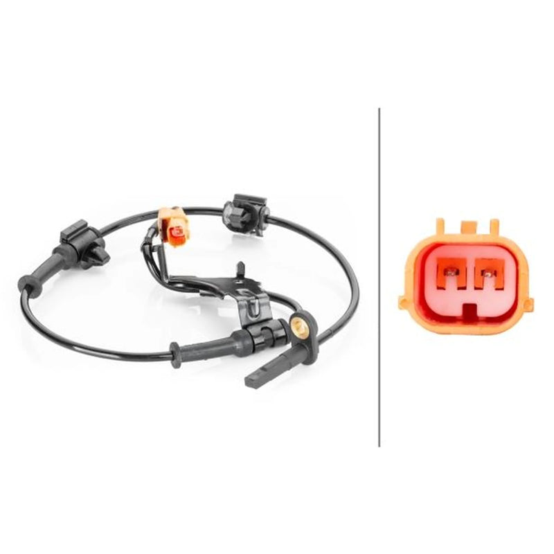 Hella ABS Wheel Speed Sensor Front 6PU 230 040-211