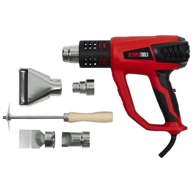 Olympia Power Tools Heat Gun with 5 Accessories 2000W 240V - 09-510