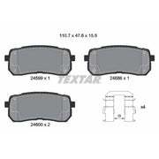 Textar Rear Brake Pad Set 2459901
