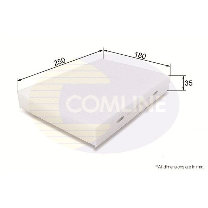 Comline Cabin Air Filter (Pollen Filter) EKF386
