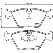 Mintex Front Brake Pad Set MDB1393