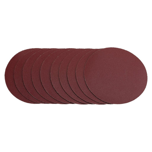 Draper Sanding Discs, 125mm, Hook & Loop, 240G (Pack of 10) 03156 Draper  - Town Parts