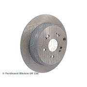 Blue Print 2 x Solid Rear Brake Discs ADH24388