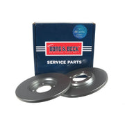 Borg & Beck 2 x Solid Front Brake Discs BBD4724