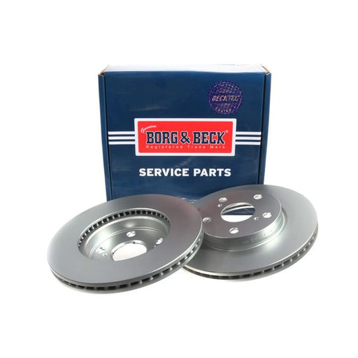 Borg & Beck 2 x Front Brake Discs BBD4807