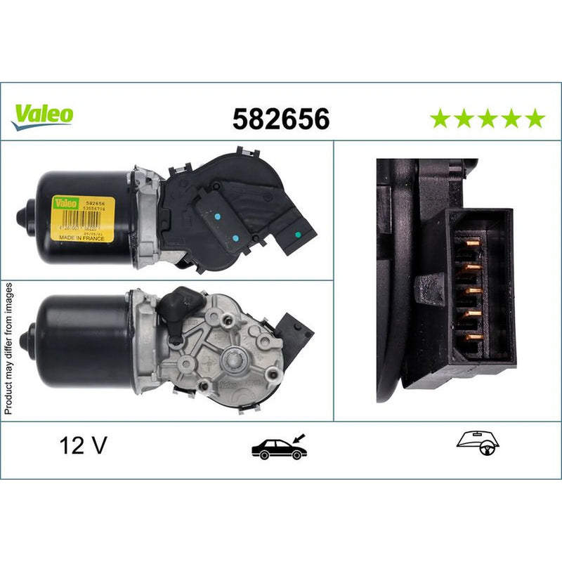 Valeo Front/Rear Wiper Motor Front 582656