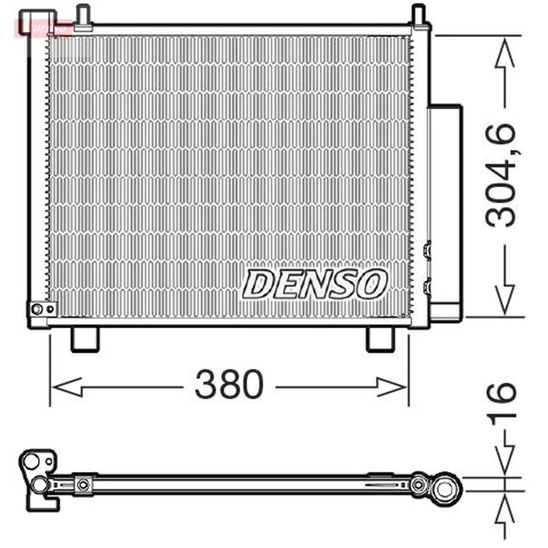 Denso Air Conditioning Condenser DCN20051