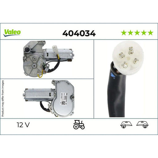 Valeo Front/Rear Wiper Motor 404034