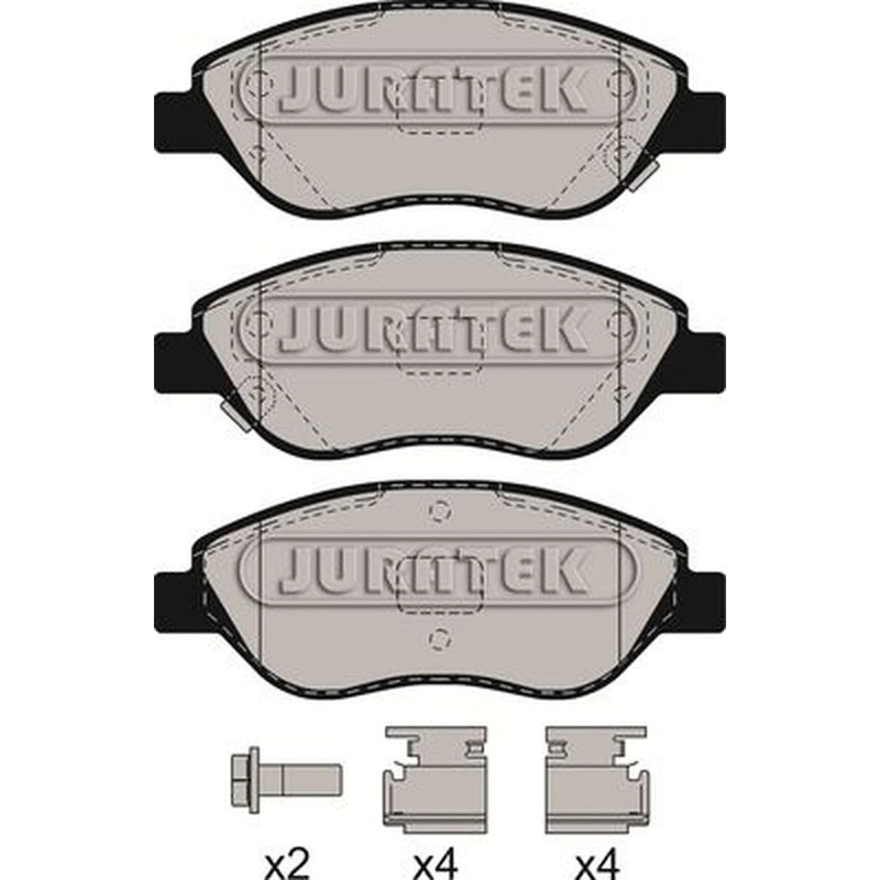 Juratek Front Brake Pad Set JCP8259