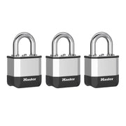 Master Lock Elite™ Laminated 45mm Padlock - 25mm Shackle (Pack of 3) - PK1EURTRI