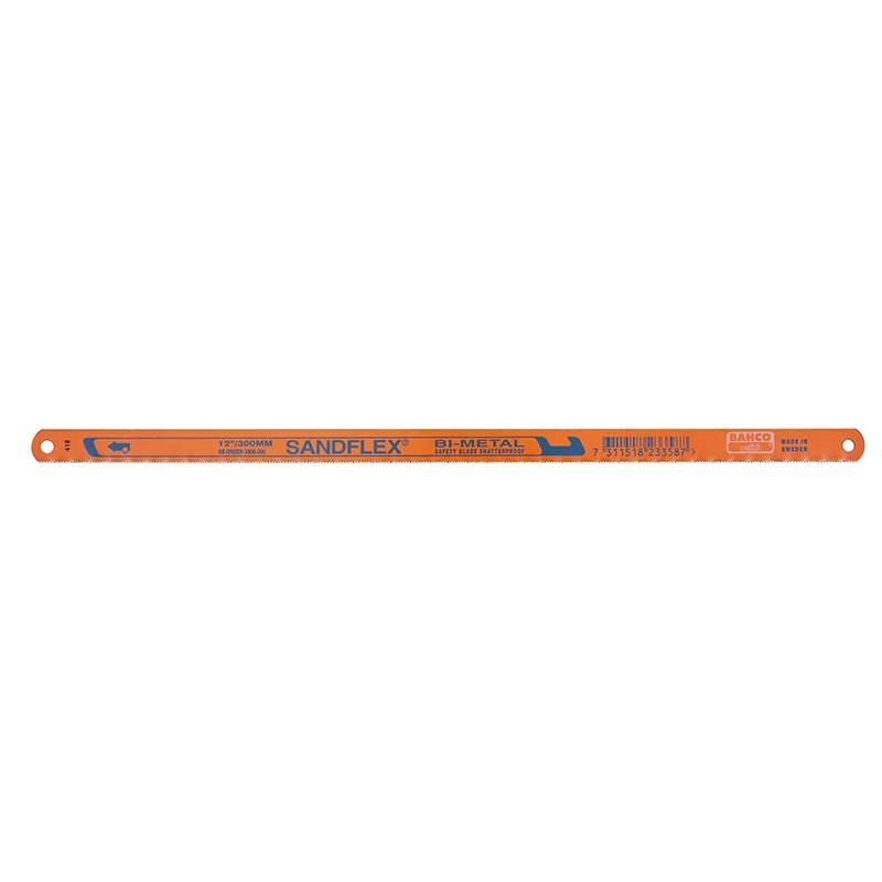 Bahco 3906 Sandflex® Hacksaw Blades 300mm (12in) x 32 TPI (Pack 10)