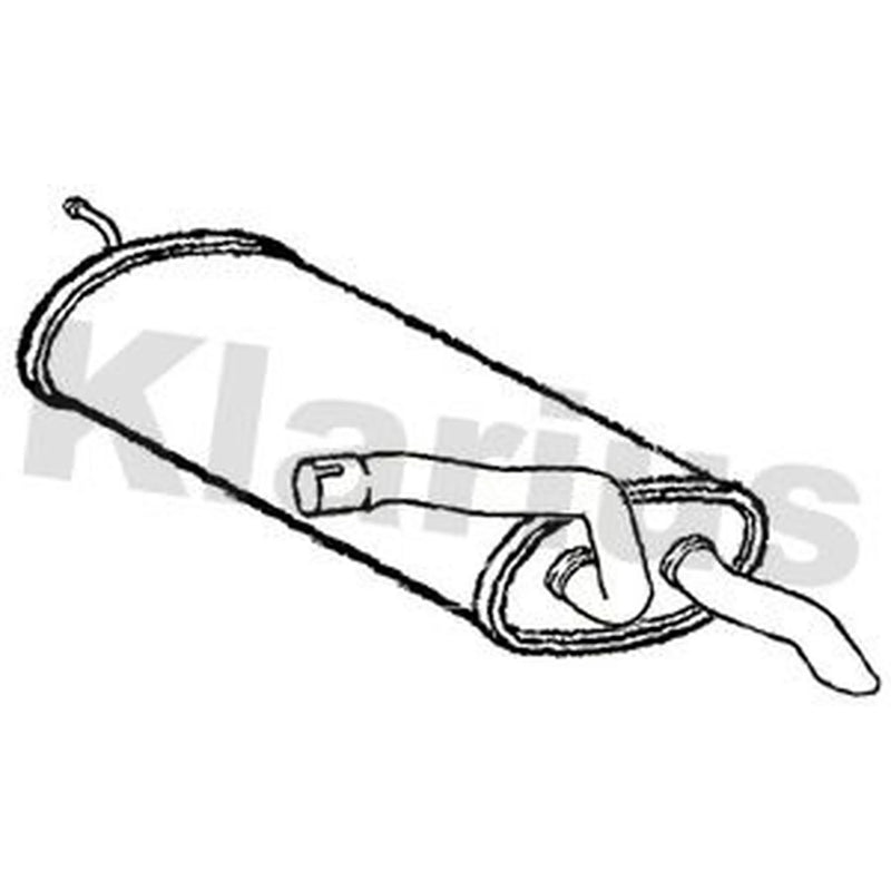 Klarius Box With Tail Pipe Rear VO565A
