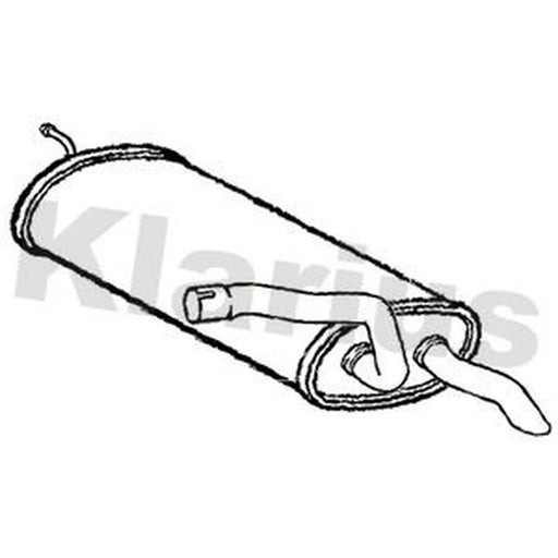Klarius Box With Tail Pipe Rear VO565A