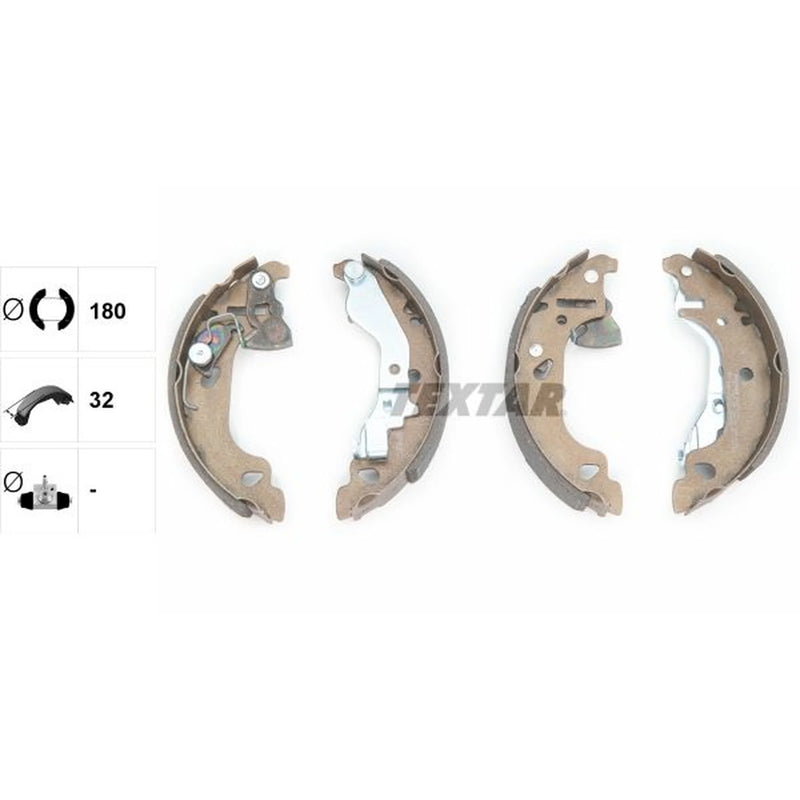 Textar Brake Shoe Set Axle Kit 91054300