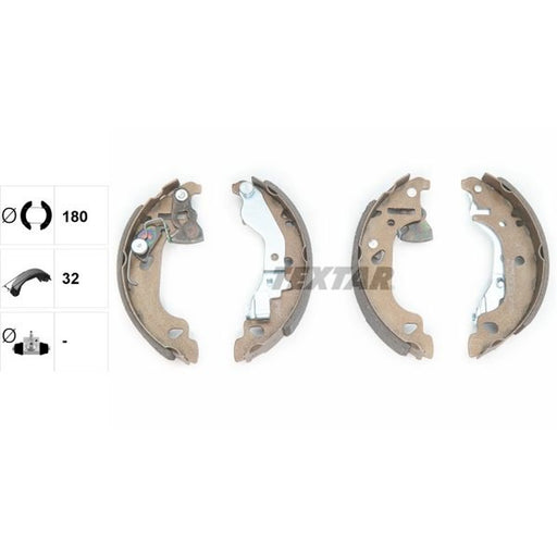 Textar Brake Shoe Set Axle Kit 91054300