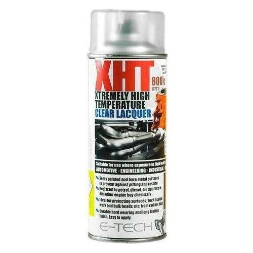 E-Tech Clear Laquer 400ml Extremely High Temperature Paint XHT VHT Exhaust E-Tech  - Town Parts