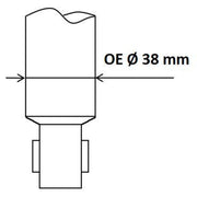 KYB Shock Absorber Damper Strut Rear 3430076