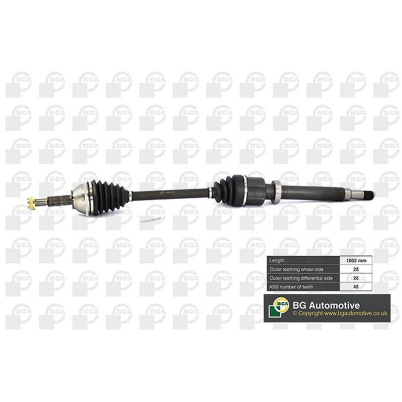 BGA CV Drive Shaft Driveshaft Front Right DS2320RA