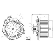 NRF Heater Blower Fan 34280