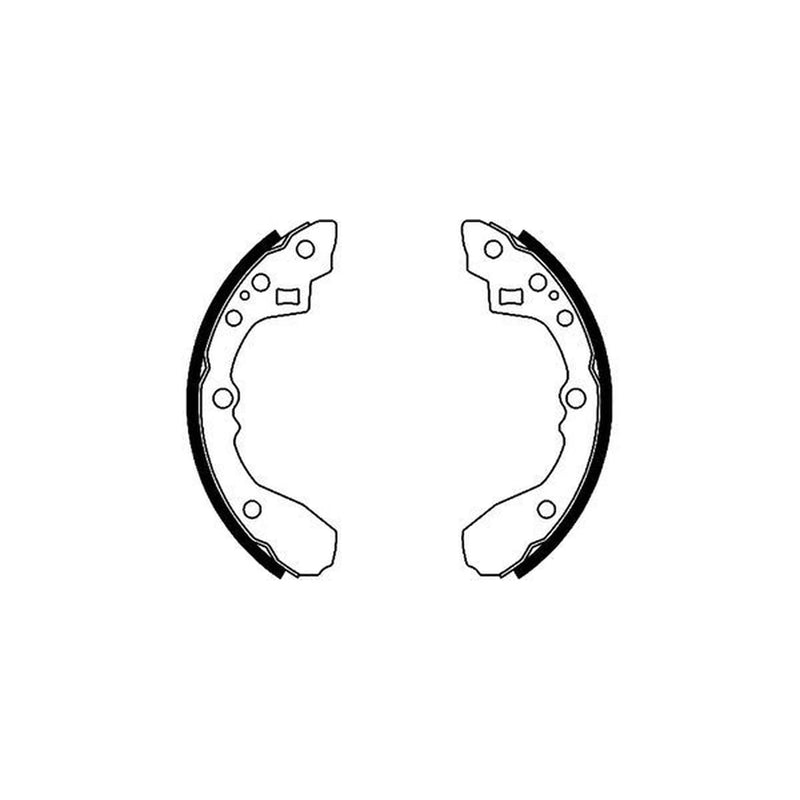 Textar Brake Shoe Set Axle Kit 91056100