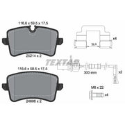 Textar Rear Brake Pad Set 2521401