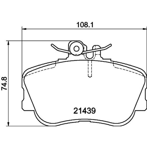 DON Front Brake Pad Set PCP1048