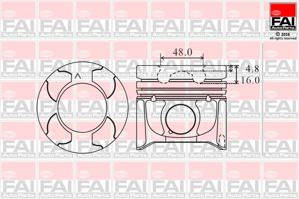 FAI Piston Cylinder Bore =