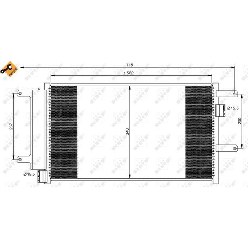 NRF Air Conditioning Condenser 35751