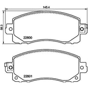 DON Front Brake Pad Set PCP2227