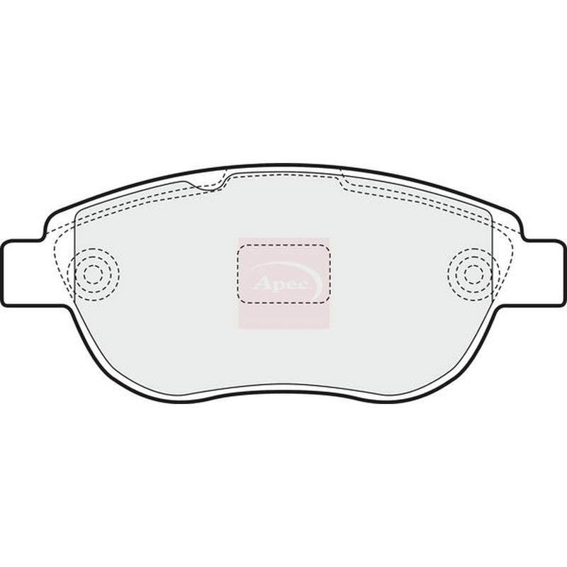 Apec Front Brake Pad Set PAD1450