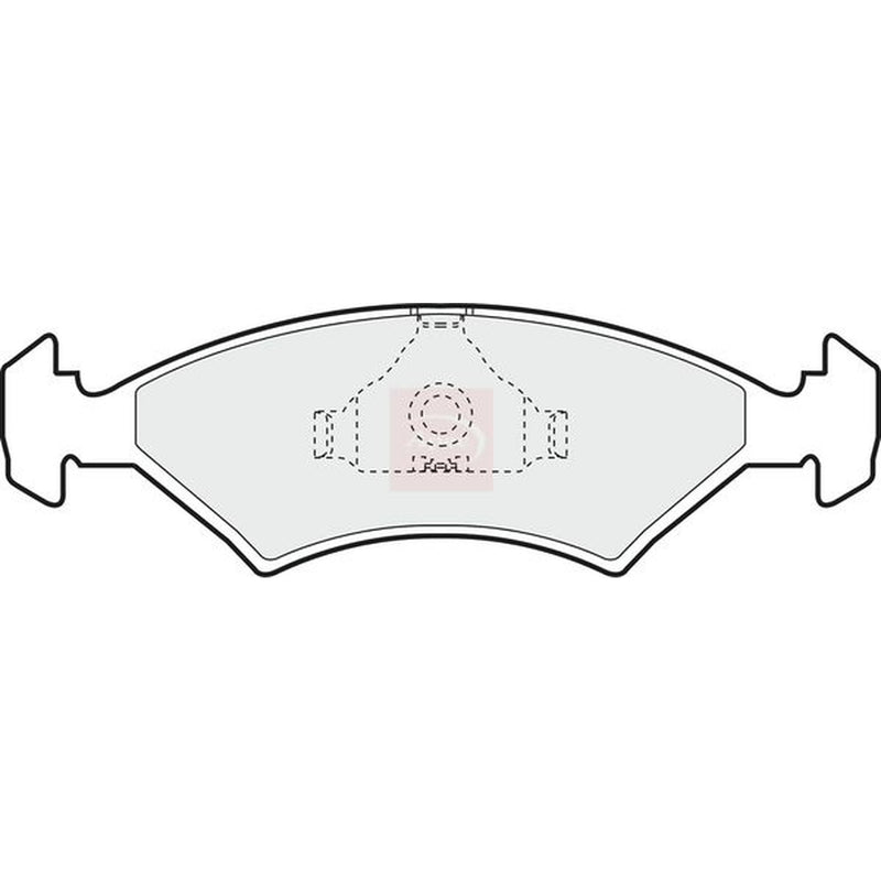 Apec Front Brake Pad Set PAD351