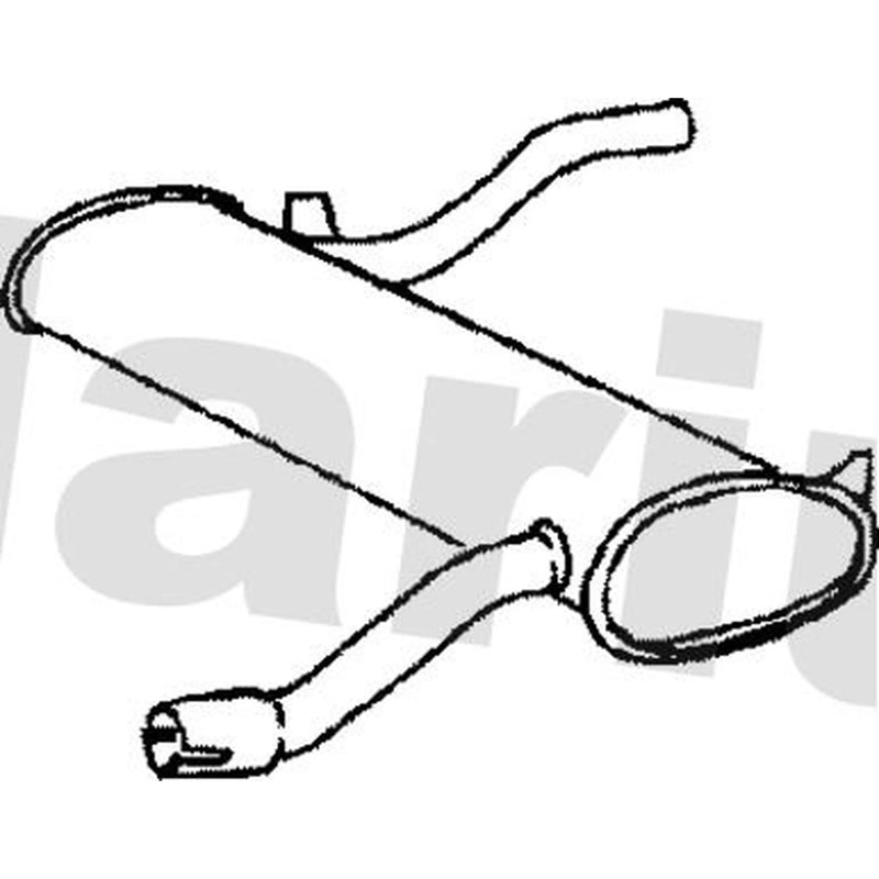 Klarius Box With Tail Pipe Rear TH150E