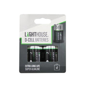 Lighthouse D LR20 Alkaline Batteries 14800 mAh (Pack 2) - LR20