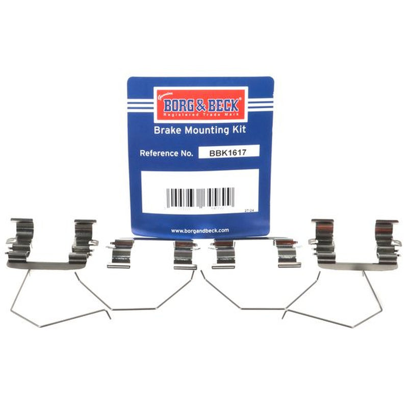 Borg & Beck Brake Pad Accessory Fitting Kit Front BBK1617